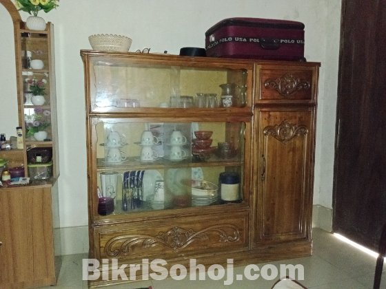 Wooden Socase & wardrobe